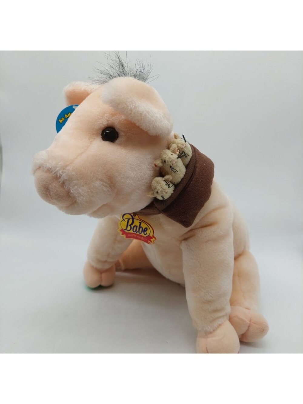 Babe And Friends Pig & Mice 13” Talking Plush Tested Works Babe Pig In City